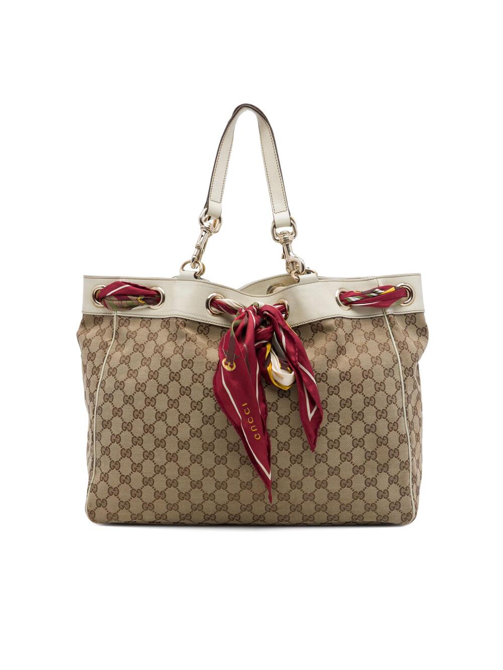 Gucci Positano Tote Gg Canvas Large #366732G79B